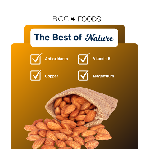 Whole Raw Almonds information